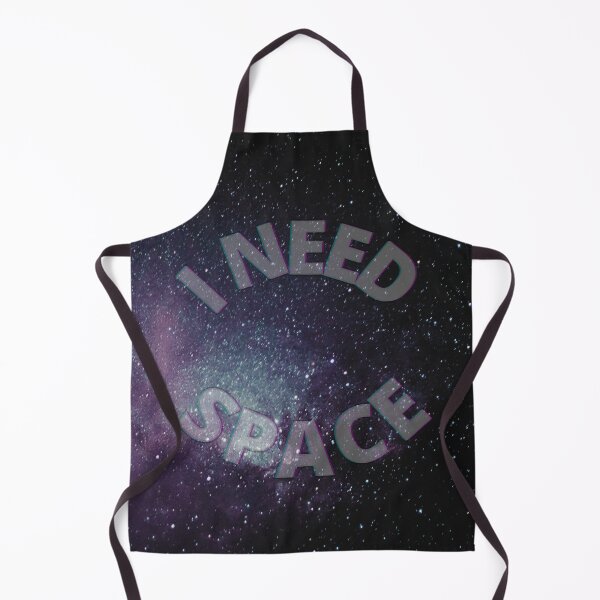 Item preview, I Need Space (Circle) - Dark, Cool, Blurry Galaxy designed and sold by Quirkdom.