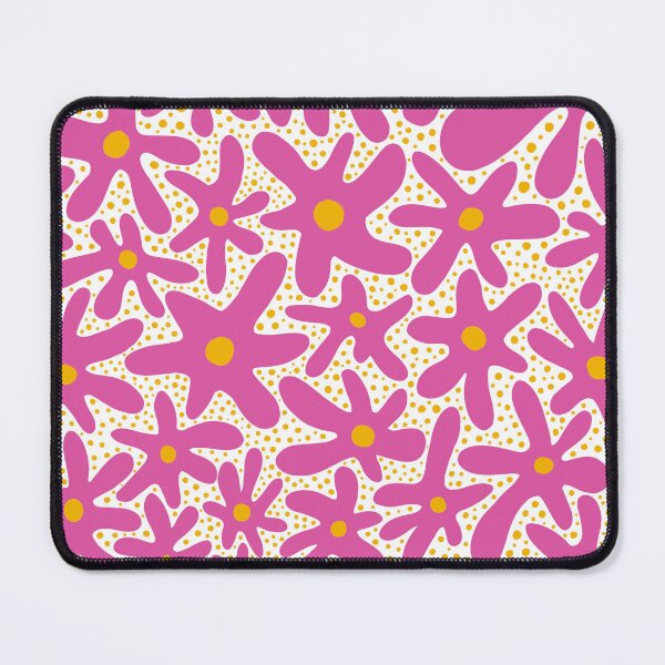 Item preview, Splat flowers pink yellow white designed and sold by Kimmygowland.