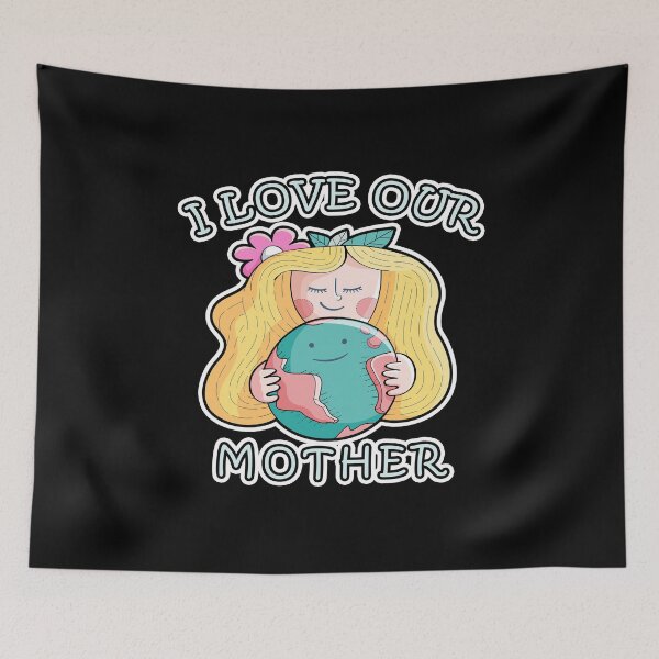 Item preview, Cute Earth Sayings Comic Love Mother Girl designed and sold by Kuma518.