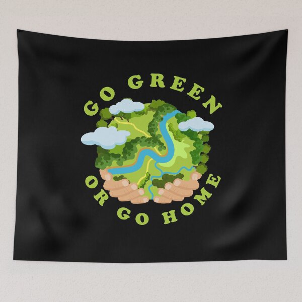 Item preview, Earth Day Saying Green Nature Home Gift Idea designed and sold by Kuma518.