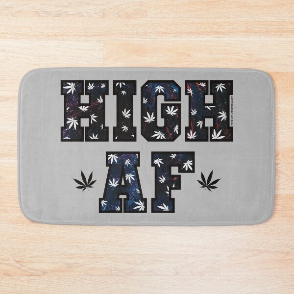 Item preview, High af pot leaf pattern darkest night designed and sold by YomeHayin.