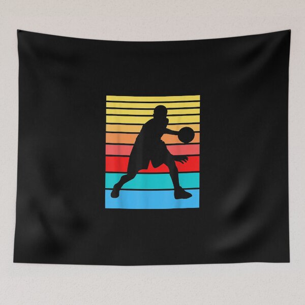 Item preview, Basketball Player Court Ball Sticker designed and sold by ricedali41.