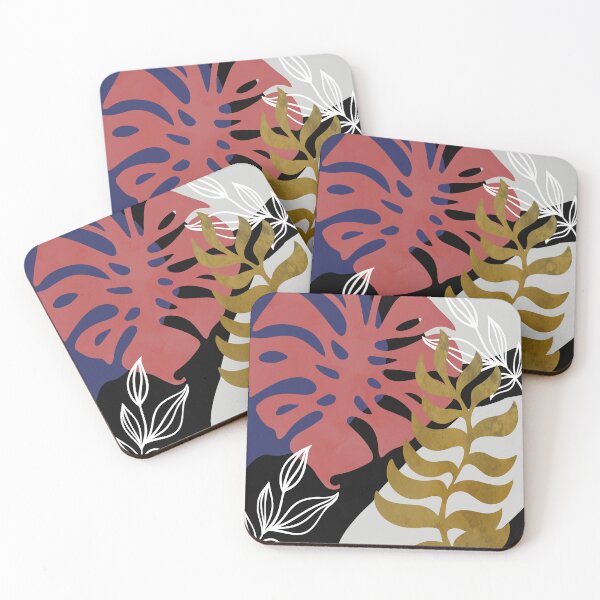 Item preview, Abstract Botanical Art Leaves Monstera designed and sold by Itaya Art.