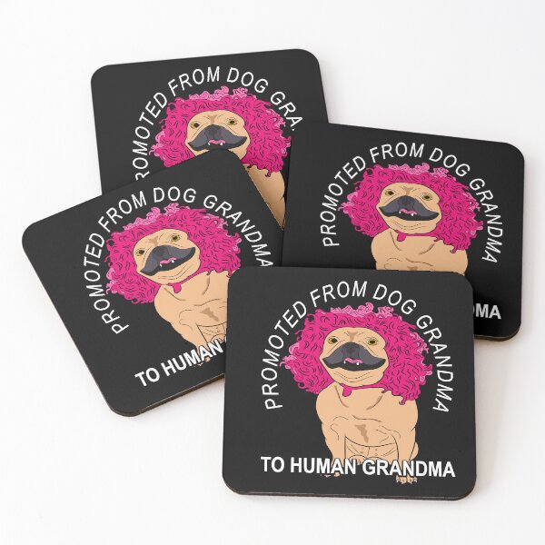 Item preview, Promoted from dog grandma to human grandma funny artistic design style 2 designed and sold by SamRVstore.