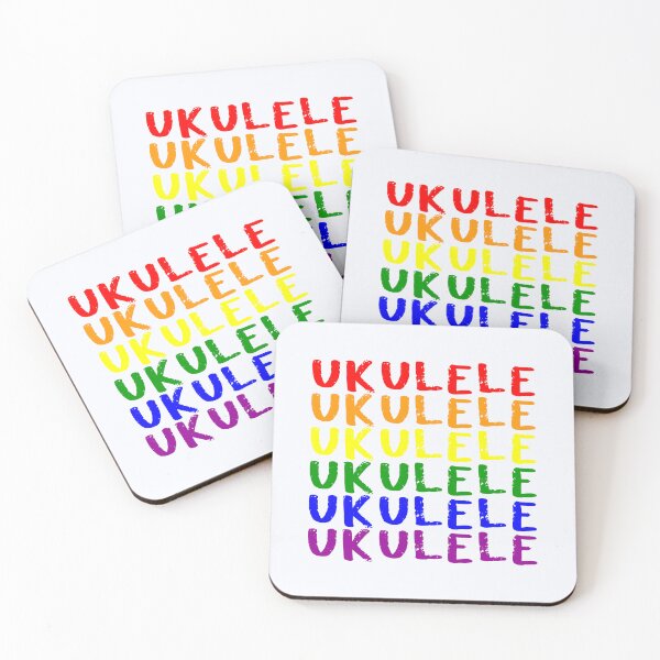 Item preview, Ukulele gay pride quote designed and sold by NerdnGeekshop.