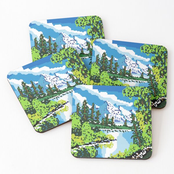 Item preview, Mountains and Lake designed and sold by Kamil Henri.