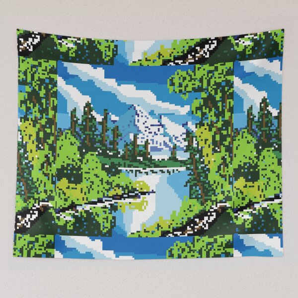 Item preview, Mountains and Lake designed and sold by Kamil Henri.