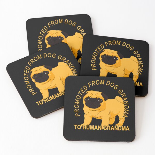 Item preview, Promoted from dog grandma to human grandma funny artistic design  designed and sold by SamRVstore.