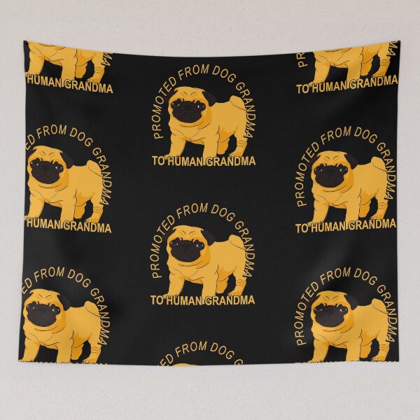 Item preview, Promoted from dog grandma to human grandma funny artistic design  designed and sold by SamRVstore.