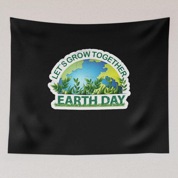 Item preview, Earth Saying Grow Climate Protection Gift designed and sold by Kuma518.