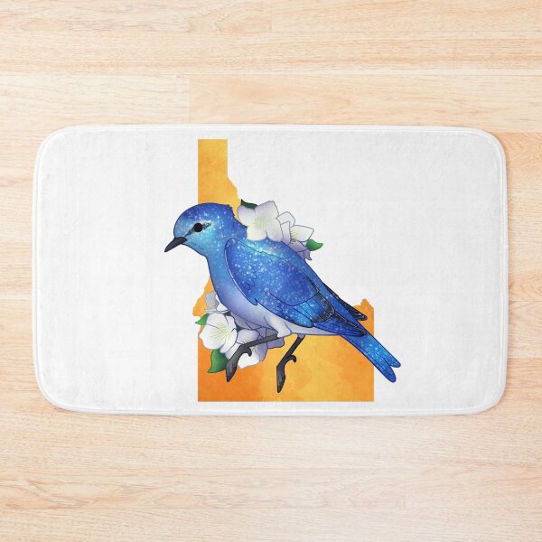 Item preview, Idaho Mountain Bluebird and Syringas  designed and sold by Phoenix of Starlight.