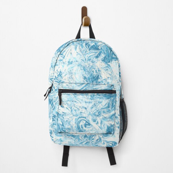 Item preview, Friendly Frost: Light Blue and White Abstract Marble designed and sold by nimreninmu.