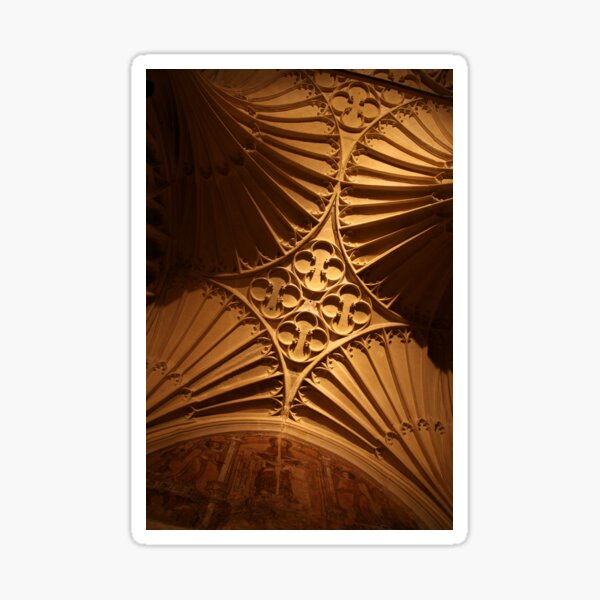 Tewkesbury Abbey - Vaulted Ceiling Sticker