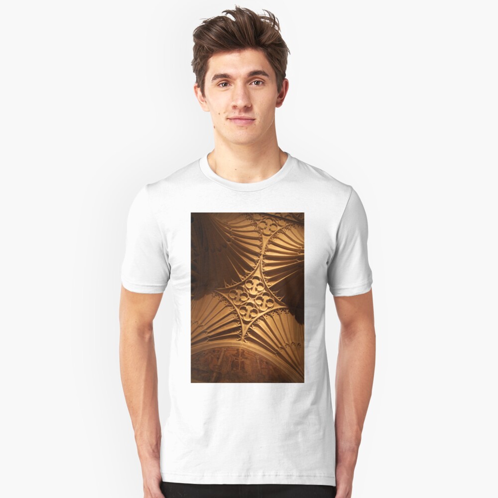 Tewkesbury Abbey - Vaulted Ceiling Slim Fit T-Shirt