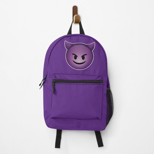 Item preview, Devil Emoji Illustration (Purple BG) designed and sold by FilipeFerreira.