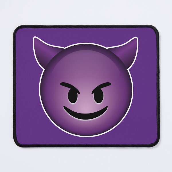 Item preview, Devil Emoji Illustration (Purple BG) designed and sold by FilipeFerreira.