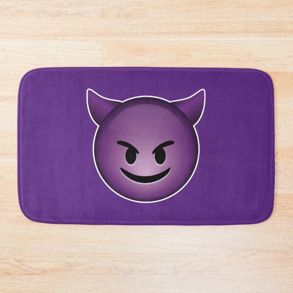 Item preview, Devil Emoji Illustration (Purple BG) designed and sold by FilipeFerreira.