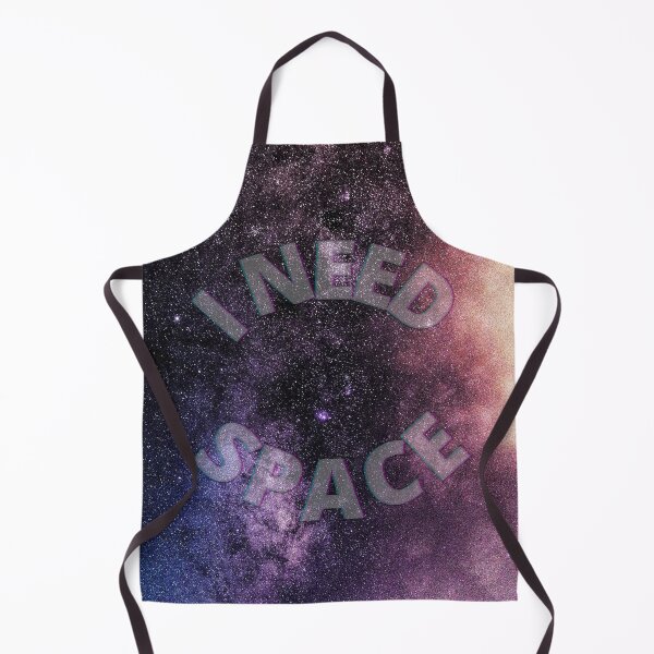 Item preview, I Need Space (Circle) - Blue, Purple, Pink Galaxy designed and sold by Quirkdom.