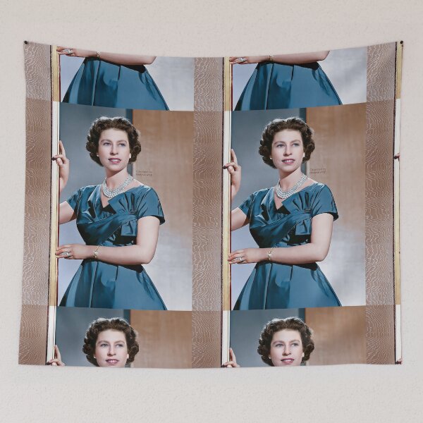 Item preview, Queen Elizabeth II & Union Jack designed and sold by KNBS.