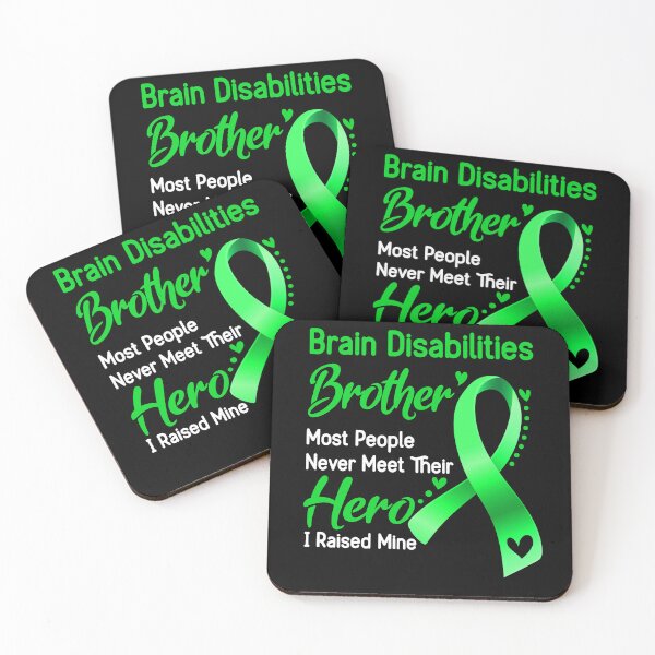 Item preview, Brain Disabilities Brother Most People Never Meet Their Hero I Raise Mine designed and sold by tenjun16.