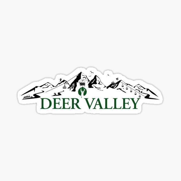 "Deer Valley Resort Mountains" Sticker for Sale by 10slash1 Redbubble