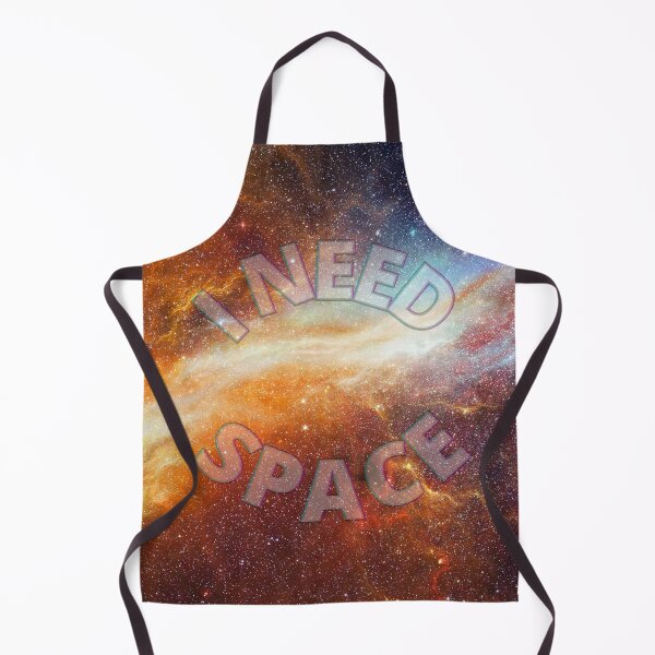 Item preview, I Need Space (Circle) - Fiery Lightning Galaxy designed and sold by Quirkdom.