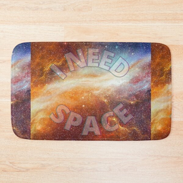 Item preview, I Need Space (Circle) - Fiery Lightning Galaxy designed and sold by Quirkdom.