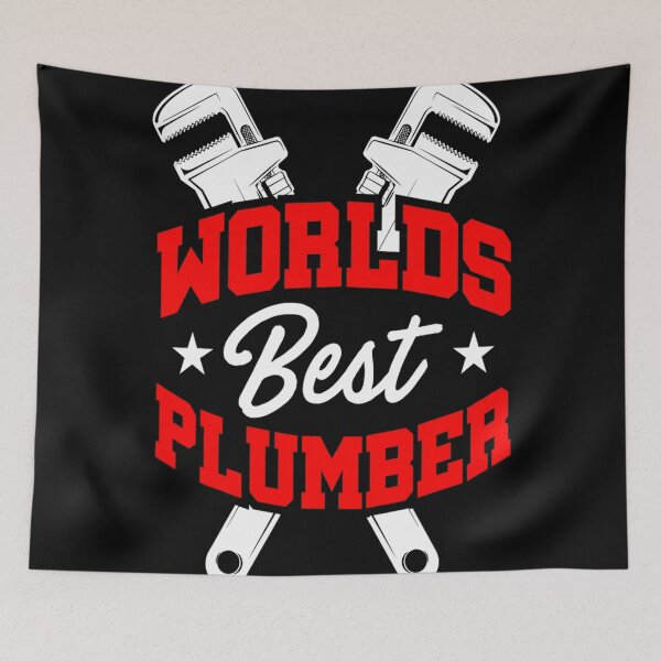 Item preview, Worlds best plumber - for plumber lovers designed and sold by TeesLina.