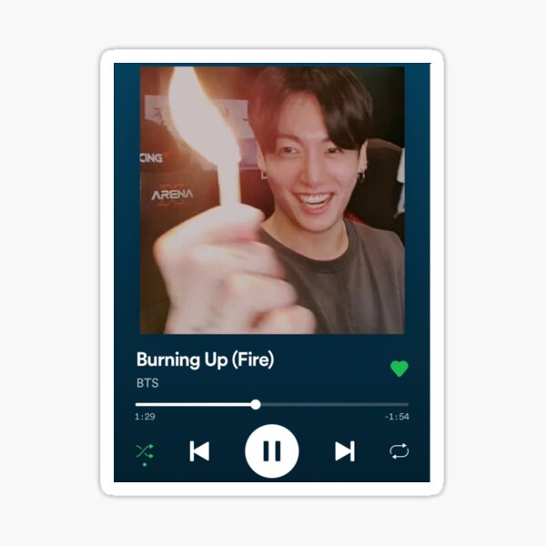 Bts Fire Stickers for Sale | Redbubble