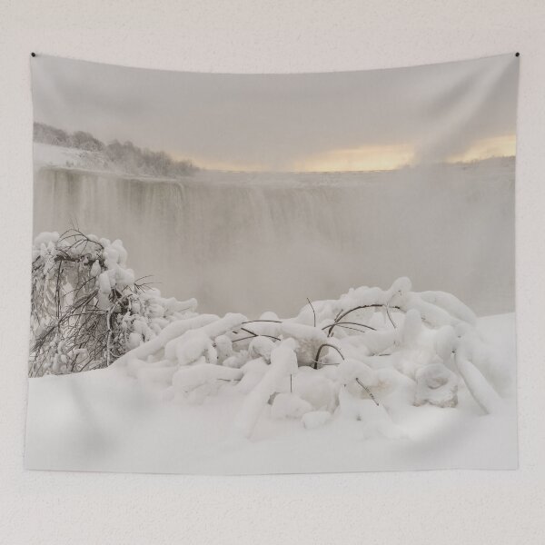 Item preview, Natures Artistry - Snow and Ice Sculpted Trees at Niagaras Horseshoe Falls designed and sold by Georgia Mizuleva.