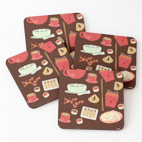 Item preview, Dim Sum Cute Kawaii Chinese Food Fun Pattern designed and sold by mytshirtfort.