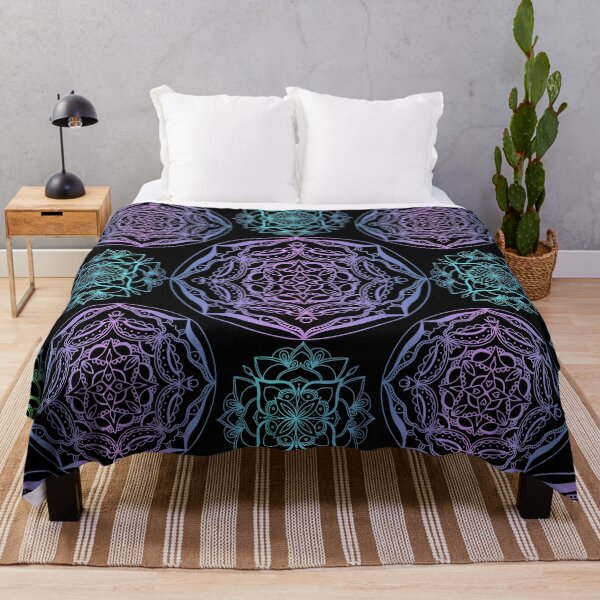 Item preview, Black neon Mandala designed and sold by AvailableVA.