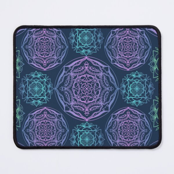 Item preview, Blue neon Mandala designed and sold by AvailableVA.