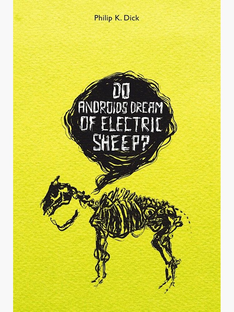 "Do androids dream of electric sheep? poster 1" Sticker for Sale by