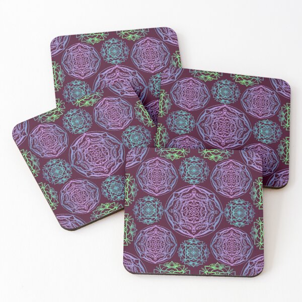 Item preview, Red neon Mandala designed and sold by AvailableVA.
