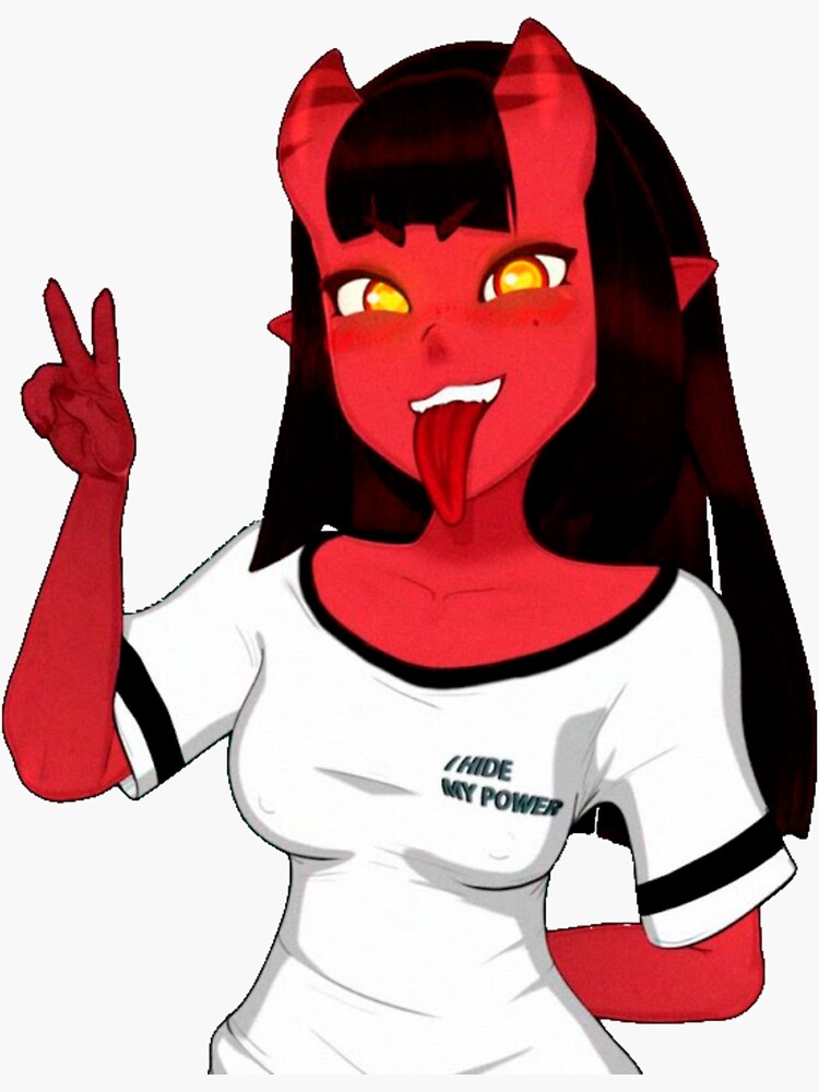 Meru The Succubus Sticker For Sale By Marcelobrito Redbubble