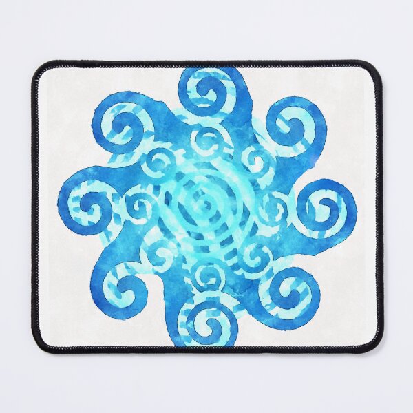 Item preview, Blue and teal spirals  designed and sold by BJG1966.