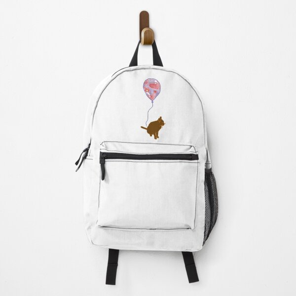 Item preview, A kitty and his love heart balloon designed and sold by HFGjewels.