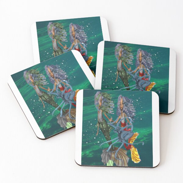 Item preview, Two Little Mermaids and Their Pet designed and sold by Patricia Brown.