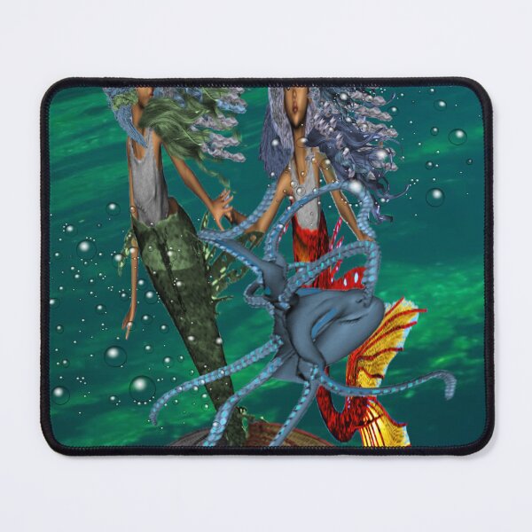 Item preview, Two Little Mermaids and Their Pet designed and sold by Patricia Brown.