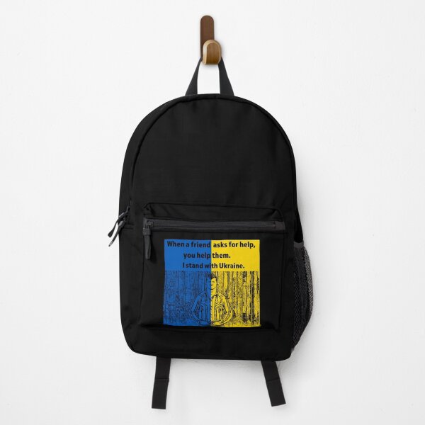 Item preview, Friend Asks for Help- Stand with Ukraine designed and sold by OyeBossmang.