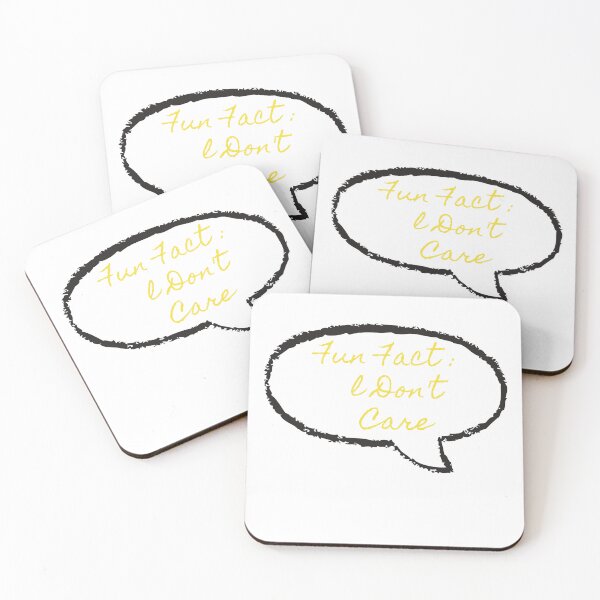 Item preview, Fun Fact l Don't Care designed and sold by DoraHappy.