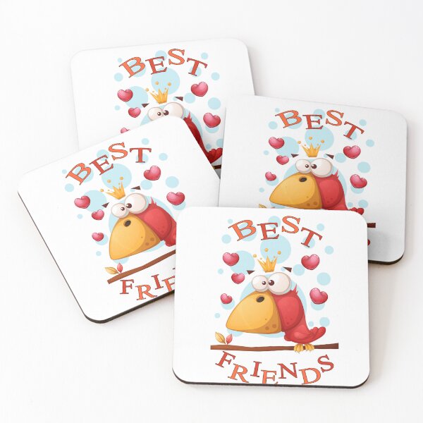 Item preview, Best Friends Funny Bird Cartoon designed and sold by aventi24.