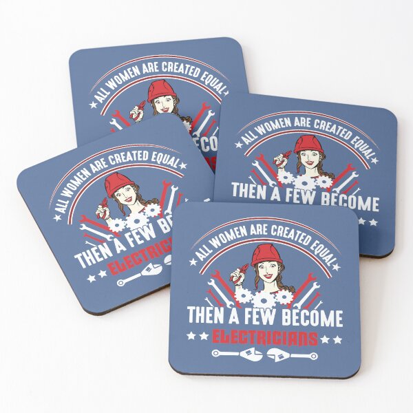 Item preview, All Women Are Created Equal Then A Few Become Electrician designed and sold by raretshirtsuk.
