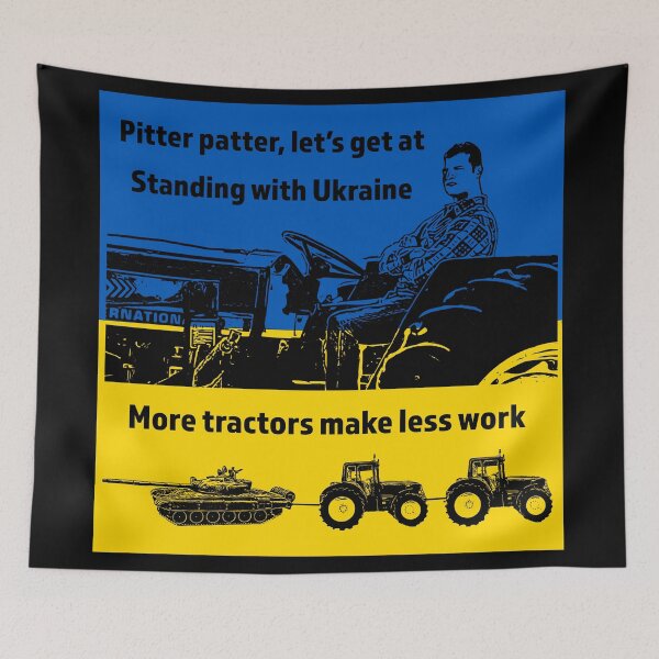 Item preview, Pitter Patter- Stand with Ukraine designed and sold by OyeBossmang.