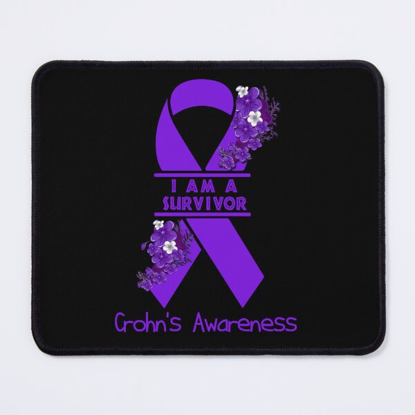 Item preview, I Am A Suvivor Ribbon Crohn's Awareness designed and sold by heppenp.