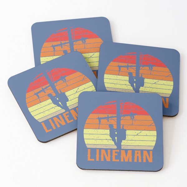 Item preview, Lineman Funny Electrician Electrical Engineer Silhouette designed and sold by raretshirtsuk.