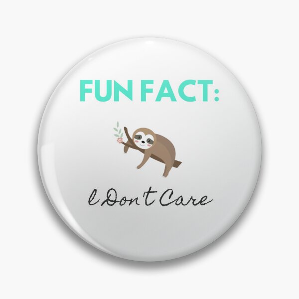 Item preview, Fun Fact l Don't Care designed and sold by DoraHappy.