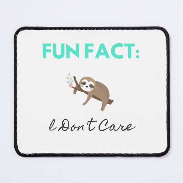 Item preview, Fun Fact l Don't Care designed and sold by DoraHappy.