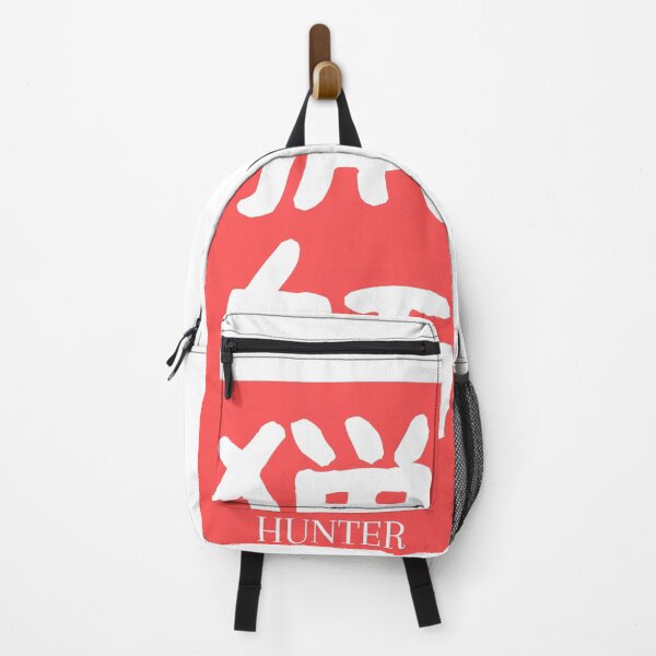 Item preview, Hunter Kanji Badge 猟師 Red White designed and sold by Snoot-Store.
